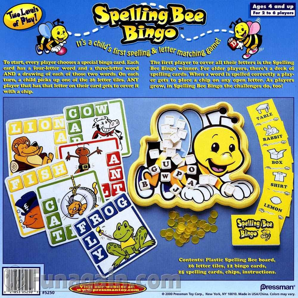 Spelling Bee Bingo