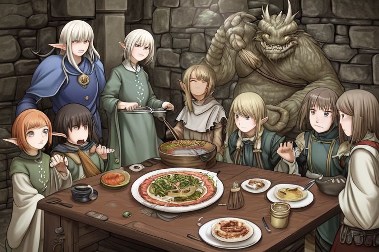 Delicious in Dungeon characters